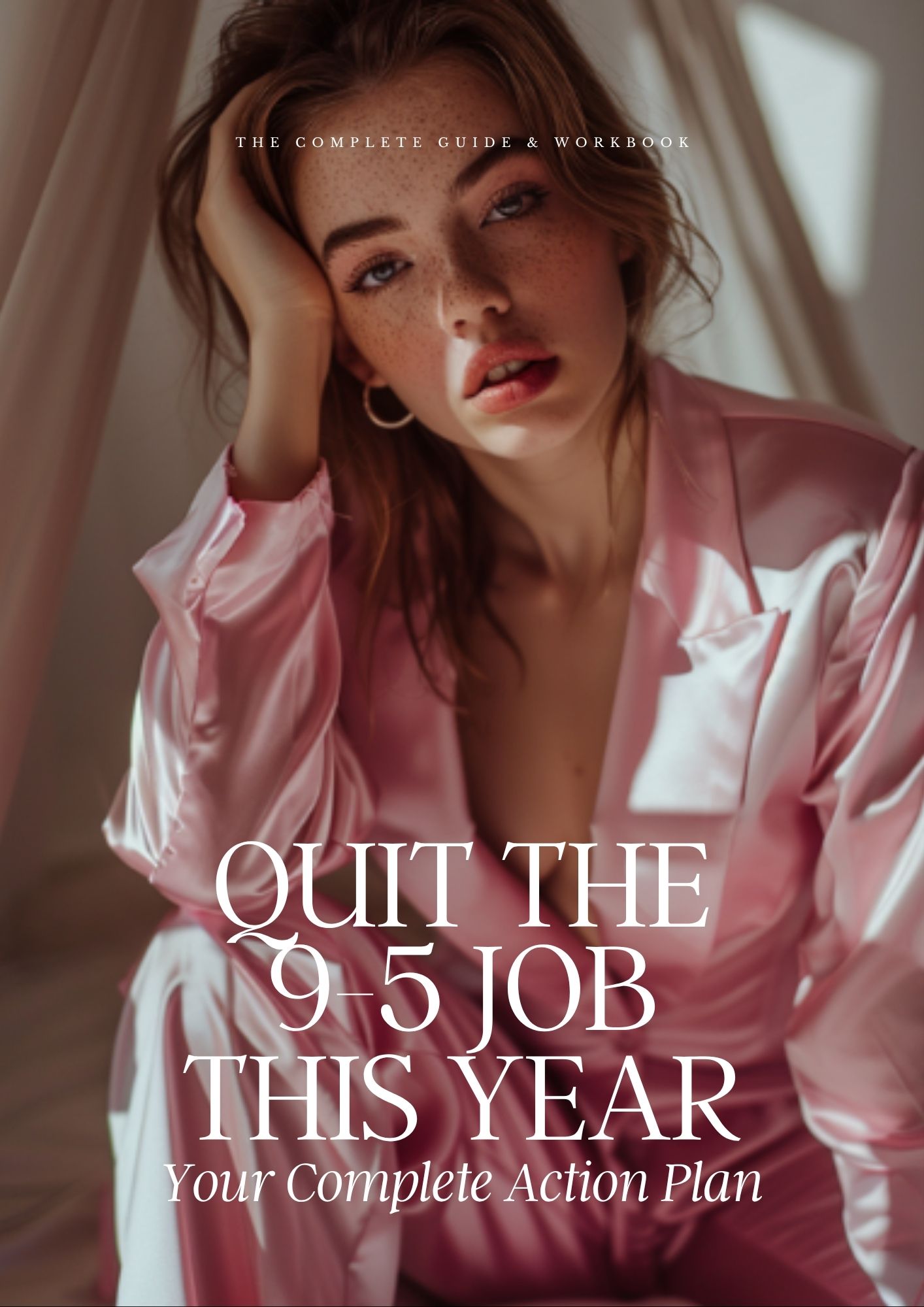 The flagship 'Quit Your 9-5' guide and workbook cover