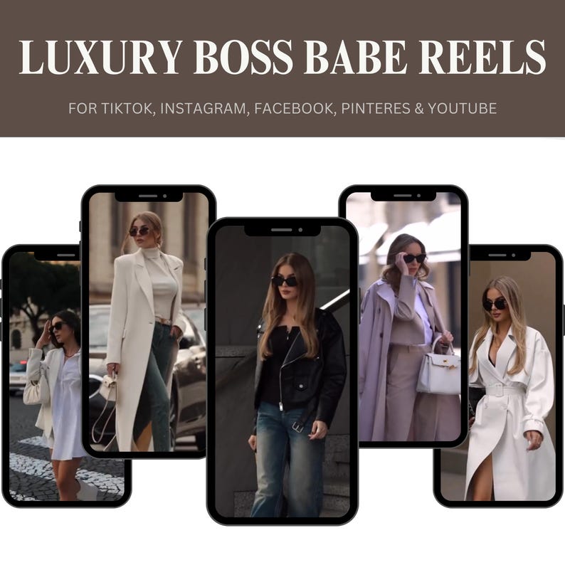 1,500+ Lady Boss Editable Social Media Clips